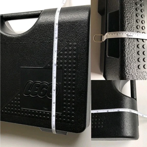 Vintage LEGO Storage Carrying Case Box Container Black 1997 - Picture 9 of 16